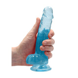 Buy REALROCK 7'' Realistic Dildo With Balls - Blue 17.8 cm Dong – Naughtyhut NZ sex toys online. Discreet delivery & top brands.