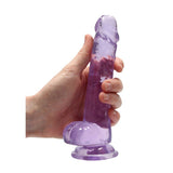 Buy REALROCK 7'' Realistic Dildo With Balls - Purple 17.8 cm Dong – Naughtyhut NZ sex toys online. Discreet delivery & top brands.