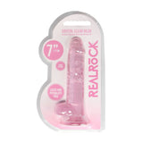 Buy REALROCK 7'' Realistic Dildo With Balls - Pink 17.8 cm Dong – Naughtyhut NZ sex toys online. Discreet delivery & top brands.