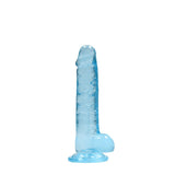 Buy REALROCK 7'' Realistic Dildo With Balls - Blue 17.8 cm Dong – Naughtyhut NZ sex toys online. Discreet delivery & top brands.