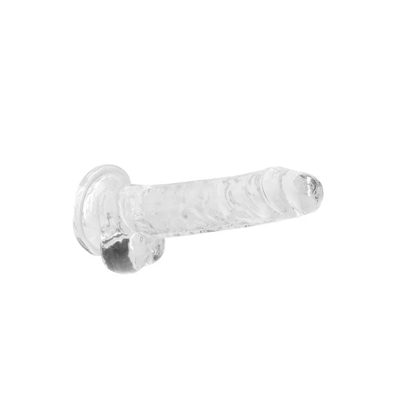 REALROCK 7'' Realistic Dildo With Balls - Clear 17.8 cm Dong – Sex toys NZ by Naughtyhut. Discreet delivery nationwide.