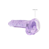 Buy REALROCK 7'' Realistic Dildo With Balls - Purple 17.8 cm Dong – Naughtyhut NZ sex toys online. Discreet delivery & top brands.