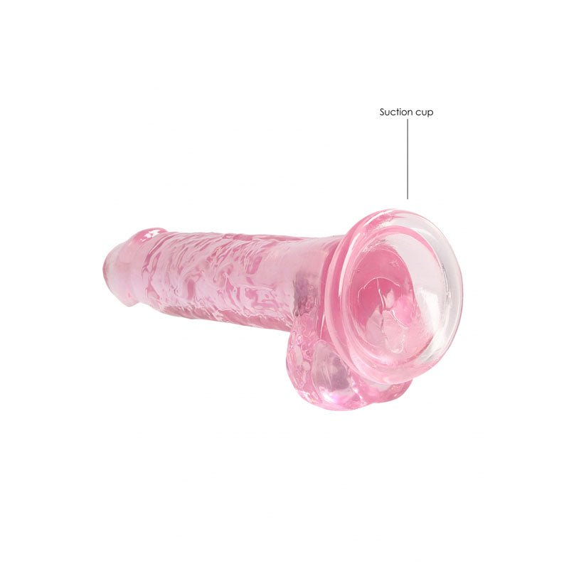 Buy REALROCK 7'' Realistic Dildo With Balls - Pink 17.8 cm Dong – Naughtyhut NZ sex toys online. Discreet delivery & top brands.