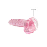 Buy REALROCK 7'' Realistic Dildo With Balls - Pink 17.8 cm Dong – Naughtyhut NZ sex toys online. Discreet delivery & top brands.