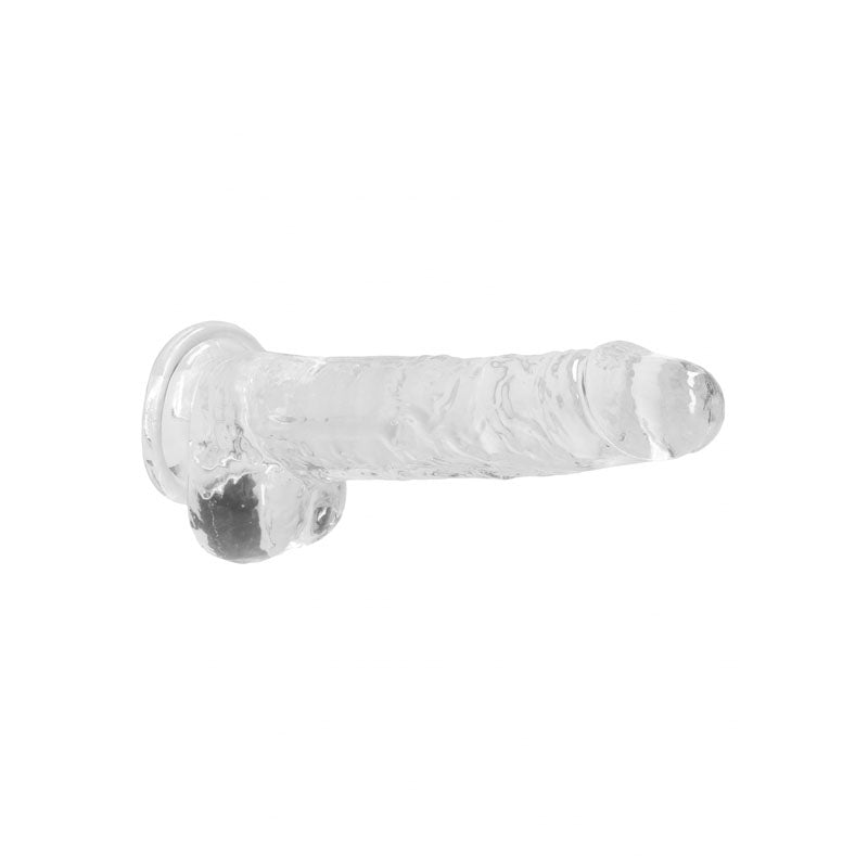 REALROCK 8'' Realistic Dildo With Balls - Clear 20.3 cm Dong – Sex toys NZ by Naughtyhut. Discreet delivery nationwide.