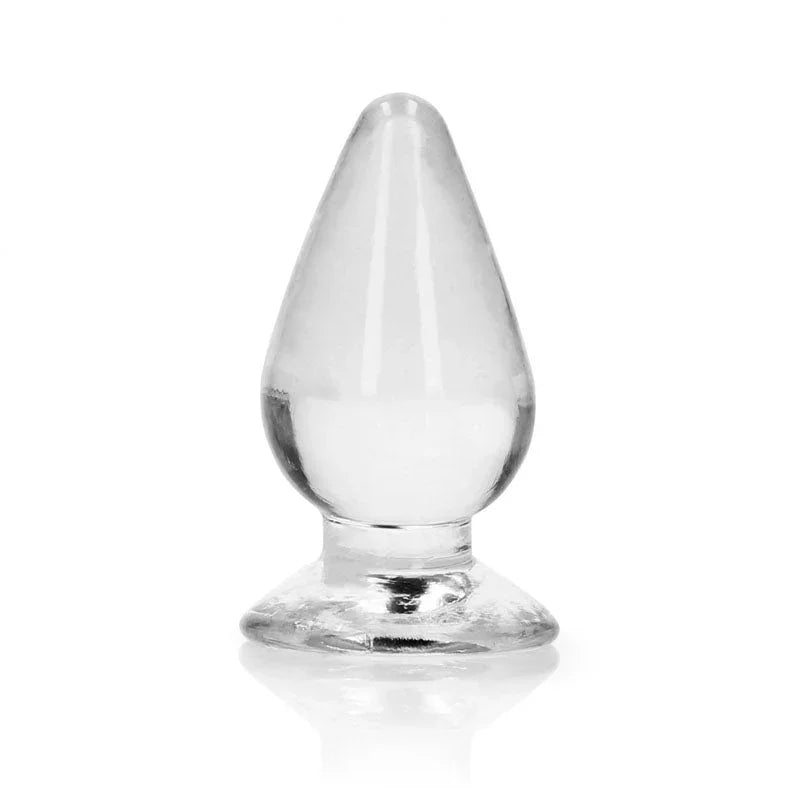 REALROCK 9 cm Anal Plug - Clear - Clear 9 cm (3.5'') Butt Plug – Sex toys NZ by Naughtyhut. Discreet delivery nationwide.