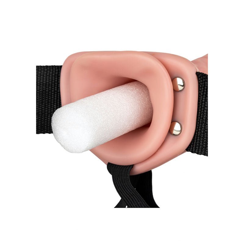 Buy REALROCK Hollow Strap - on - 24.5 cm Flesh - Flesh 24.5 cm Hollow Strap - On – Naughtyhut NZ sex toys online. Discreet delivery & top brands.