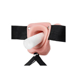 Buy REALROCK Hollow Strapon with Balls - 23 cm Flesh - Flesh 23 cm Hollow Strap - On – Naughtyhut NZ sex toys online. Discreet delivery & top brands.