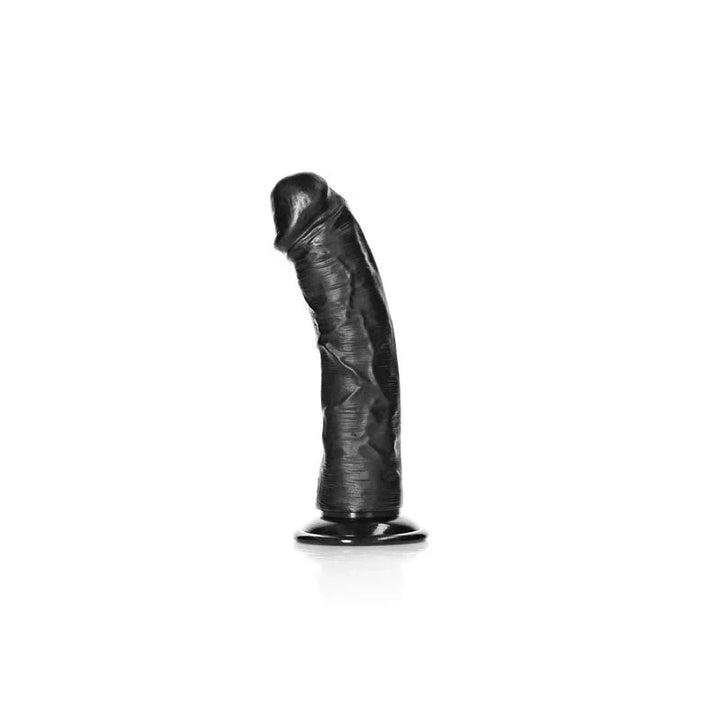 Buy REALROCK Realistic Regular Curved Dildo with Suction Cup - 15.5 cm - Black 15.5 cm (6'') Dong at NZ’s Mega Adult Toys Store. Discover premium sex toys with discreet shipping at the best price in NZ