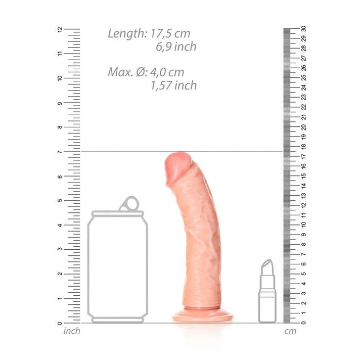 Buy REALROCK Realistic Regular Curved Dildo with Suction Cup - 15.5 cm - Flesh 15.5 cm (6'') Dong at NZ’s Mega Adult Toys Store. Discover premium sex toys with discreet shipping at the best price in NZ