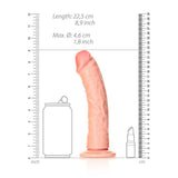 Buy REALROCK Realistic Regular Curved Dildo with Suction Cup - 20 cm - Flesh 20 cm (8'') Dong at NZ’s Mega Adult Toys Store. Discover premium sex toys with discreet shipping at the best price in NZ