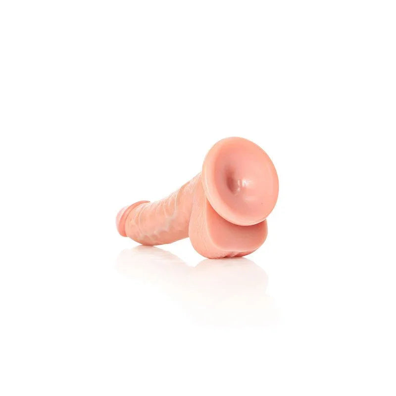 Buy REALROCK Realistic Regular Curved Dong with Balls - 15.5 cm - Flesh 15.5 cm (6'') Dong at NZ’s Mega Adult Toys Store. Discover premium sex toys with discreet shipping at the best price in NZ