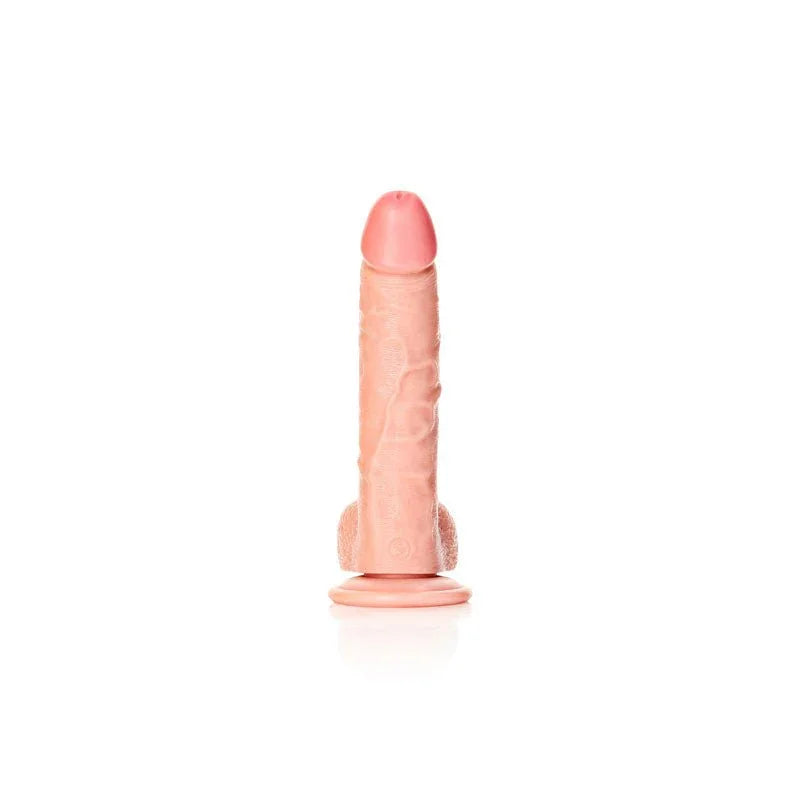 Buy REALROCK Realistic Regular Curved Dong with Balls - 20.5 cm - Flesh 20.5 cm (8'') Dong at NZ’s Mega Adult Toys Store. Discover premium sex toys with discreet shipping at the best price in NZ