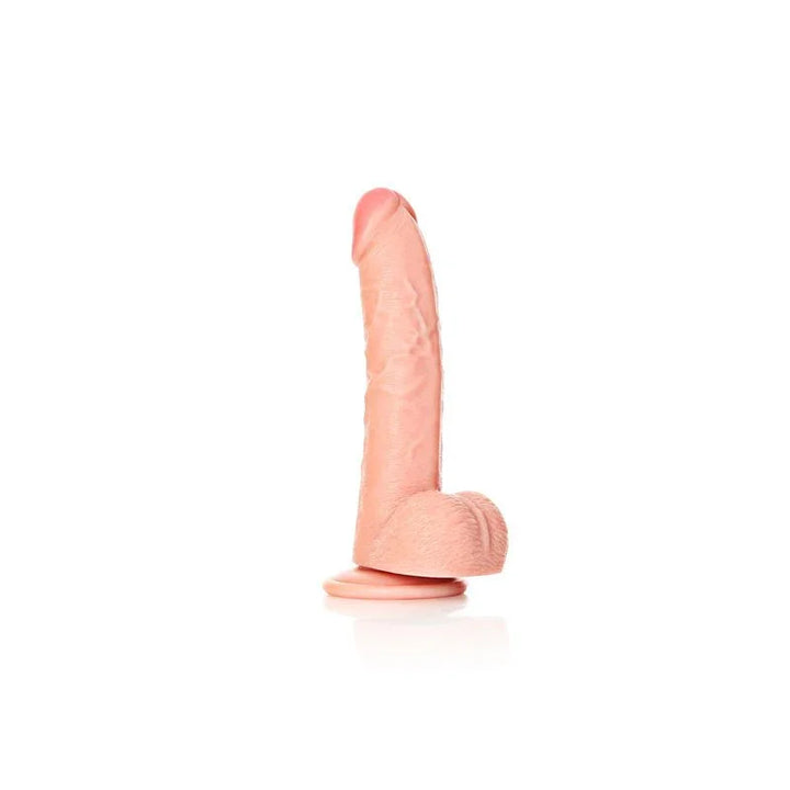Buy REALROCK Realistic Regular Curved Dong with Balls - 20.5 cm - Flesh 20.5 cm (8'') Dong at NZ’s Mega Adult Toys Store. Discover premium sex toys with discreet shipping at the best price in NZ