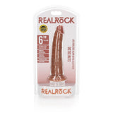 Buy REALROCK Realistic Slim Dildo without Balls - 15.5 cm - Tan 15.5 cm (6'') Dong – Naughtyhut NZ sex toys online. Discreet delivery & top brands.