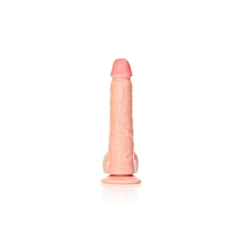Buy REALROCK Straight Realistic Dildo with Balls - 18 cm - Flesh 18 cm (7'') Dong at NZ’s Mega Adult Toys Store. Discover premium sex toys with discreet shipping at the best price in NZ
