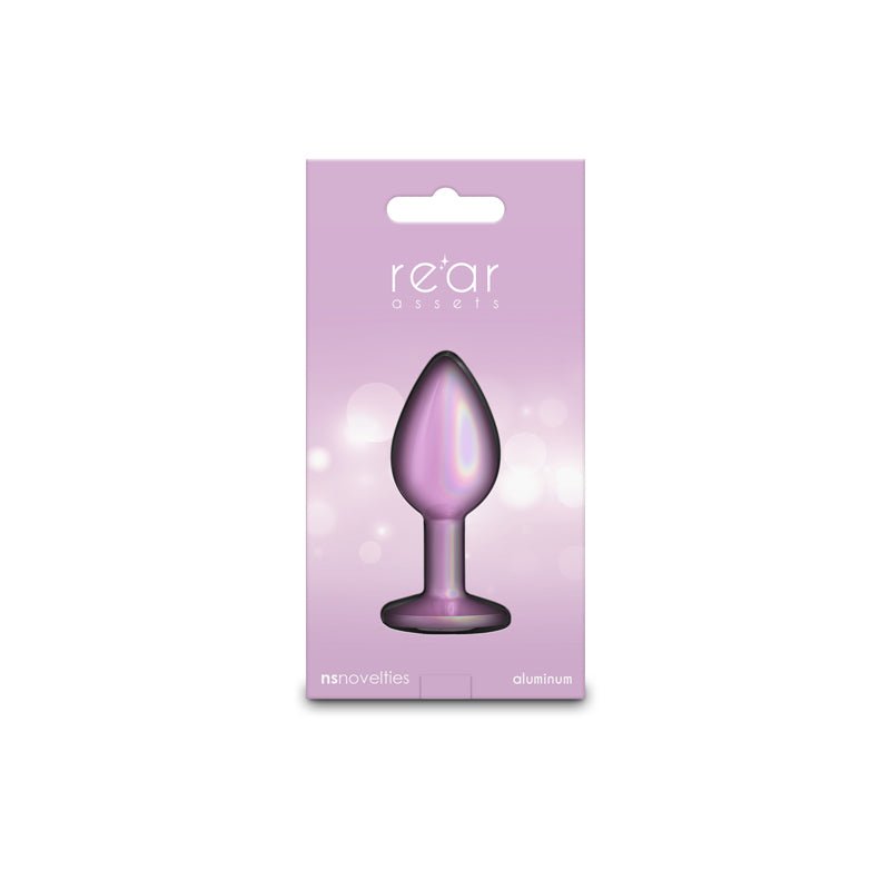Buy Rear Assets Iridescent Pink - Small - Iridescent Pink 7.1 cm Small Butt Plug – Naughtyhut NZ sex toys online. Discreet delivery & top brands.