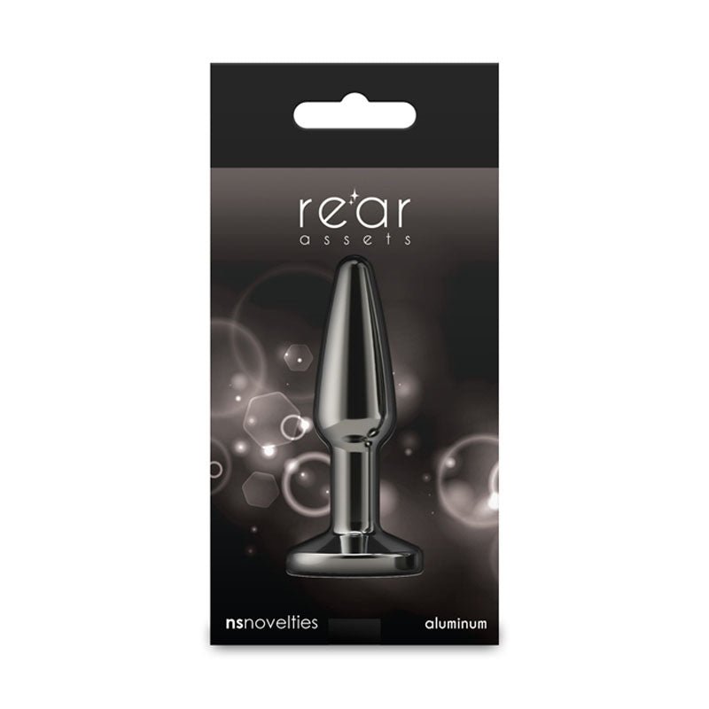 Rear Assets Tapered - Small - Gunmetal - – Sex toys NZ by Naughtyhut. Discreet delivery nationwide.