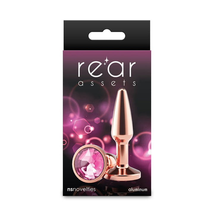 Rear Assets Tapered - Small - Rose Gold - – Sex toys NZ by Naughtyhut. Discreet delivery nationwide.