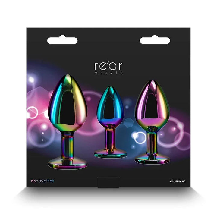 Rear Assets Trainer Kit box in black, three multicoloured plugs without the kit label