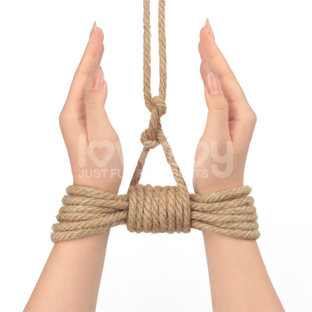Buy Rebellion Reign Hemp Bondage Rope - Rustic - Rustic Bondage Rope - 10 metre length – Naughtyhut NZ sex toys online. Discreet delivery & top brands.