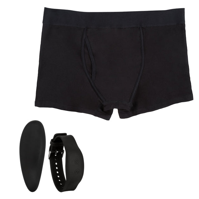 Buy Remote Control Boxer Brief Set – Naughtyhut NZ sex toys online. Discreet delivery & top brands.