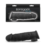 Buy Renegade Annex - Thick - Black - Black 18.6 cm Penis Extender Sleeve – Naughtyhut NZ sex toys online. Discreet delivery & top brands.