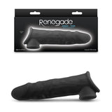 Buy Renegade Annex - Thin - Black - Black 19.4 cm Penis Extender Sleeve – Naughtyhut NZ sex toys online. Discreet delivery & top brands.