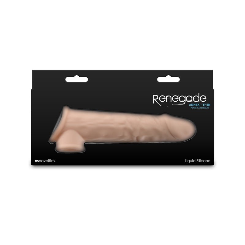 Buy Renegade Annex - Thin - Flesh - Flesh 19.4 cm Penis Extender Sleeve – Naughtyhut NZ sex toys online. Discreet delivery & top brands.
