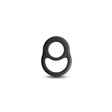 Buy Renegade Cradle - Black - Black Cock & Balls Ring – Naughtyhut NZ sex toys online. Discreet delivery & top brands.