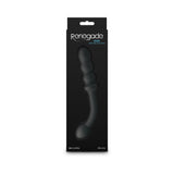 Buy Renegade Duel - Black - Black 21.4 cm USB Rechargeable Vibrating Double Ended Anal Wand – Naughtyhut NZ sex toys online. Discreet delivery & top brands.