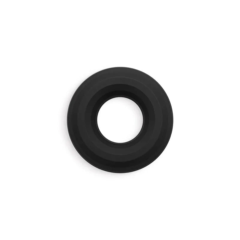 Renegade Fireman Ring in Black alone on white, angled to show the ring depth