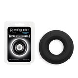 Buy Renegade Fireman Ring - Small - Black - Black Small Cock Ring – Naughtyhut NZ sex toys online. Discreet delivery & top brands.