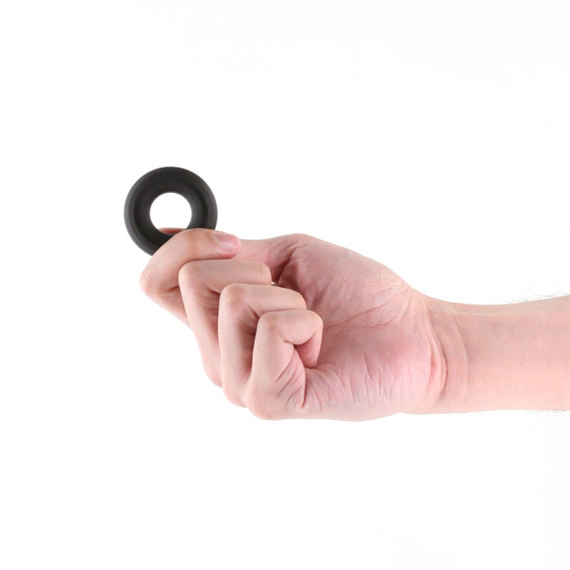 Buy Renegade Fireman Ring - Small - Black - Black Small Cock Ring – Naughtyhut NZ sex toys online. Discreet delivery & top brands.