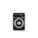 Buy Renegade Fireman Ring - Small - Black - Black Small Cock Ring – Naughtyhut NZ sex toys online. Discreet delivery & top brands.