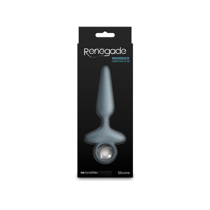 Renegade Maverick - Grey - Grey 15 cm USB Rechargeable Vibrating Butt Plug – Sex toys NZ by Naughtyhut. Discreet delivery nationwide.