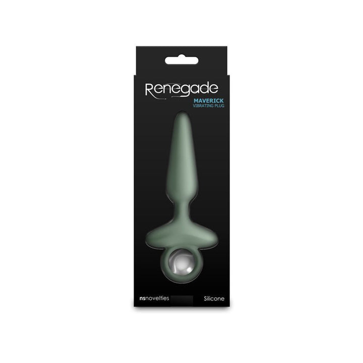 Renegade Maverick - Sage - Green 15 cm USB Rechargeable Vibrating Butt Plug – Sex toys NZ by Naughtyhut. Discreet delivery nationwide.
