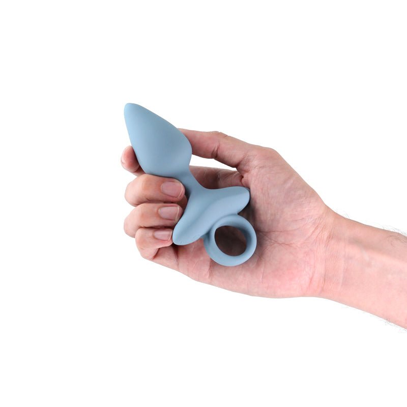Renegade Orion - Grey - Grey 13 cm USB Rechargeable Vibrating Butt Plug – Sex toys NZ by Naughtyhut. Discreet delivery nationwide.