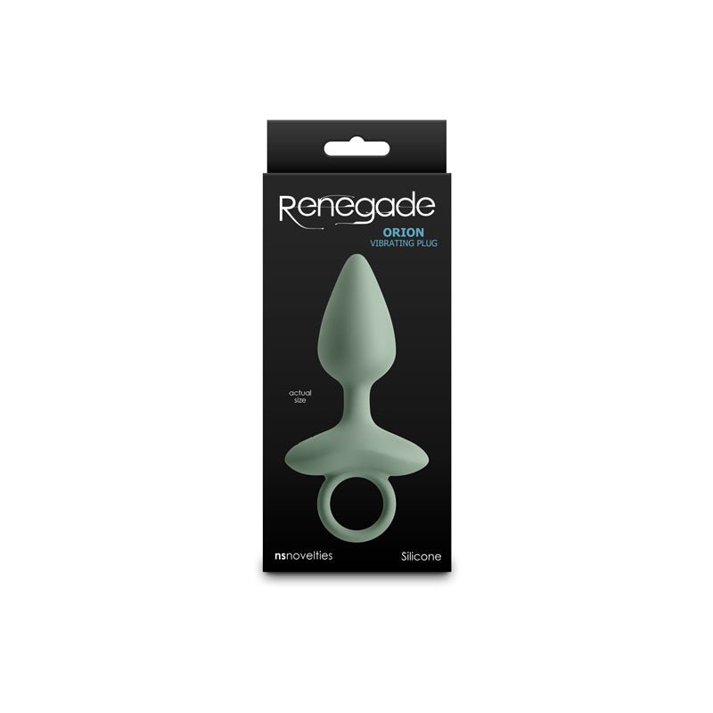 Buy Renegade Orion - Sage - Green 13 cm USB Rechargeable Vibrating Butt Plug – Naughtyhut NZ sex toys online. Discreet delivery & top brands.
