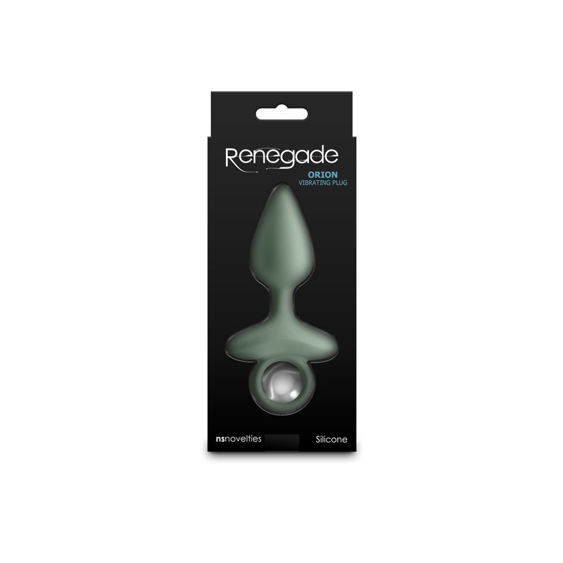 Buy Renegade Orion - Sage - Green 13 cm USB Rechargeable Vibrating Butt Plug – Naughtyhut NZ sex toys online. Discreet delivery & top brands.