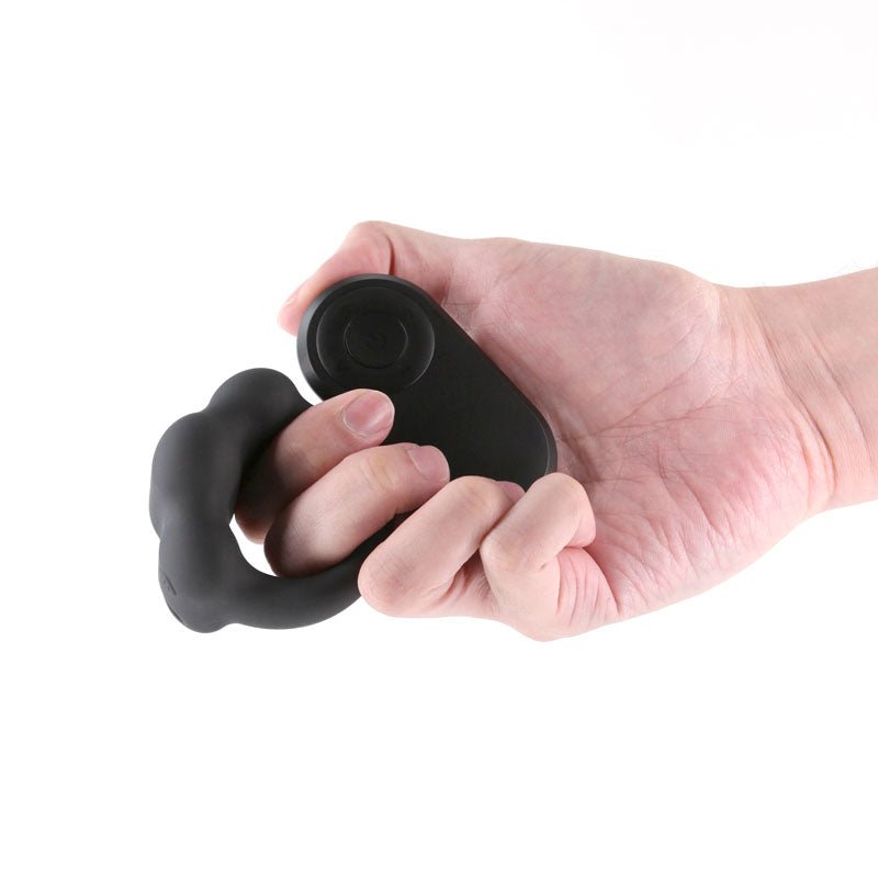 Renegade Rocket Ring - Black - Black USB Rechargeable Vibrating Cock Ring with Wireless Remote – Sex toys NZ by Naughtyhut. Discreet delivery nationwide.