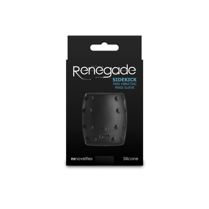 Renegade Sidekick - Black - Black USB Rechargeable Vibrating Penis Cage – Sex toys NZ by Naughtyhut. Discreet delivery nationwide.