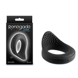 Buy Renegade Slider - Black - Black USB Rechargeable Vibrating Cock Ring – Naughtyhut NZ sex toys online. Discreet delivery & top brands.