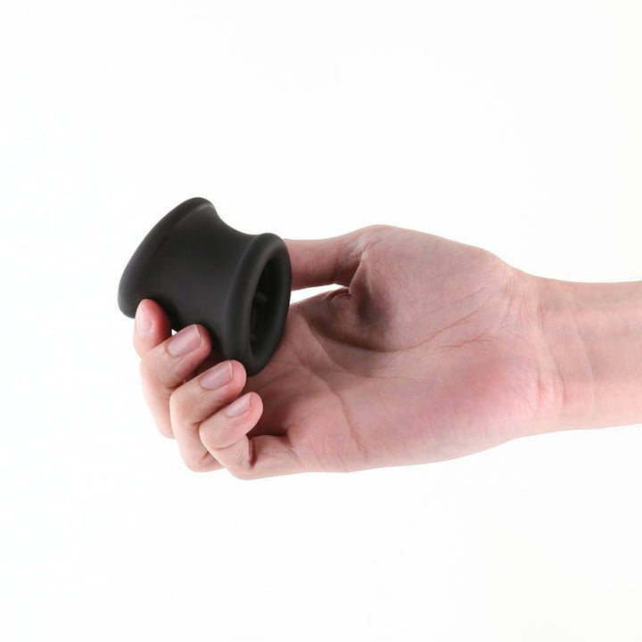 Renegade Suave Ball Stretcher - Black Ball Stretcher – Sex toys NZ by Naughtyhut. Discreet delivery nationwide.