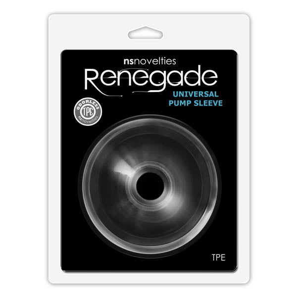 Renegade Universal Pump Sleeve - Clear Penis Pump Sleeve – Sex toys NZ by Naughtyhut. Discreet delivery nationwide.