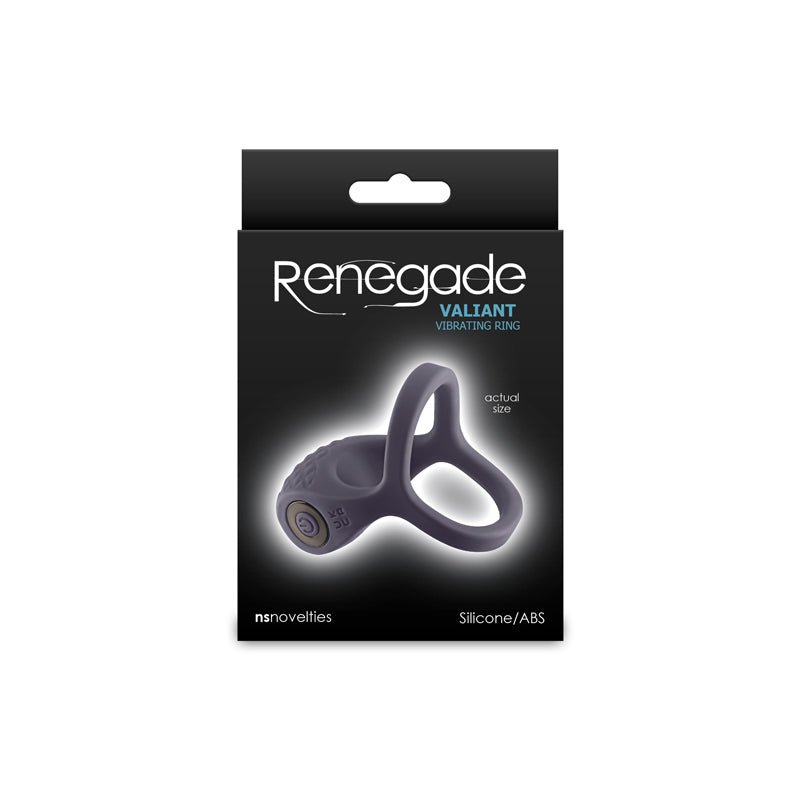 Buy Renegade Valiant - Grey - Grey USB Rechargeable Cock Ring – Naughtyhut NZ sex toys online. Discreet delivery & top brands.