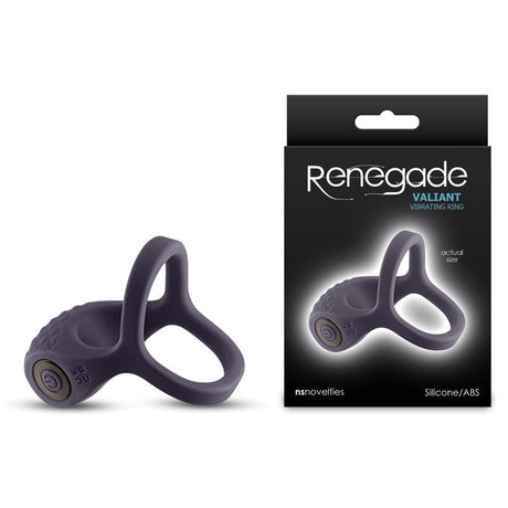 Buy Renegade Valiant - Grey - Grey USB Rechargeable Cock Ring – Naughtyhut NZ sex toys online. Discreet delivery & top brands.