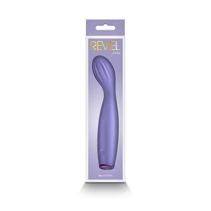 Revel Pixie - Purple - Purple 17.3 cm USB Rechargeable Vibrator – Sex toys NZ by Naughtyhut. Discreet delivery nationwide.
