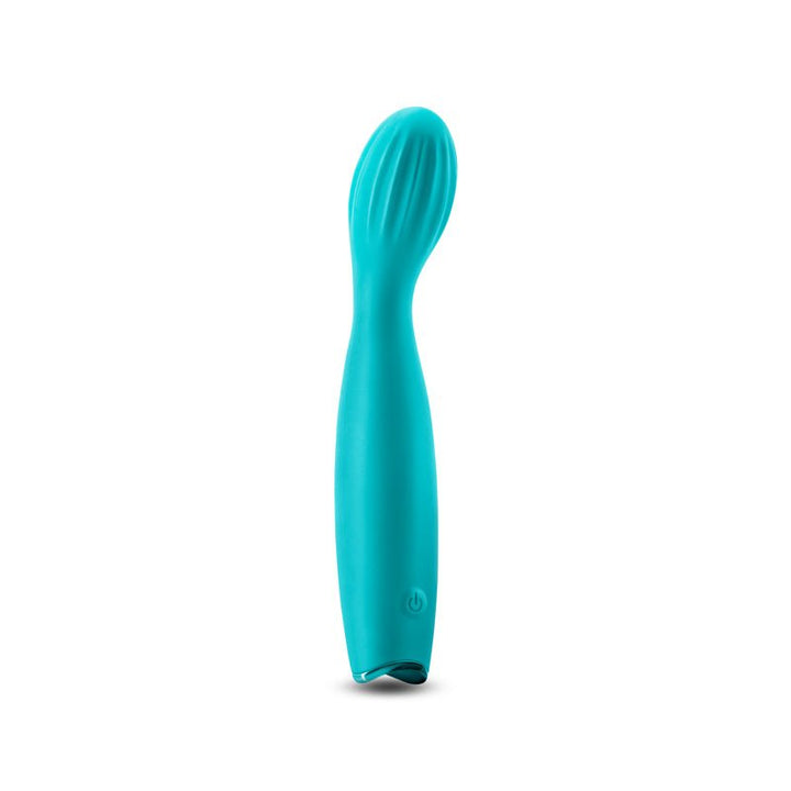 Revel Pixie - Teal - Teal 17.3 cm USB Rechargeable Vibrator – Sex toys NZ by Naughtyhut. Discreet delivery nationwide.