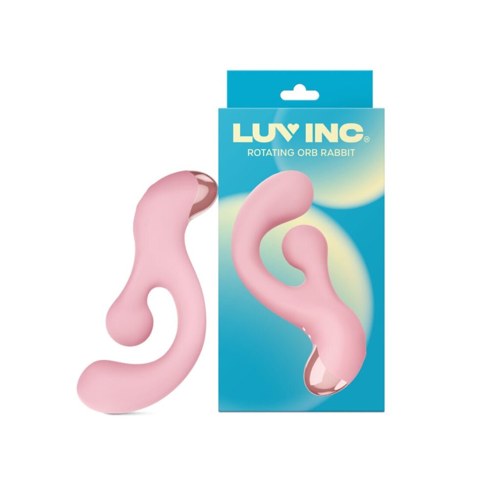 Ro33: Rotating Orb Rabbit - Light Pink – Sex toys NZ by Naughtyhut. Discreet delivery nationwide.